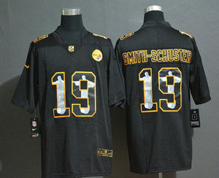 JuJu Smith-Schuster Jesus Faith Pittsburgh Steelers black Vapor jersey