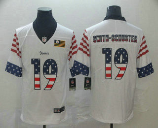 JuJu Smith-Schuster Pittsburgh Steelers white jersey