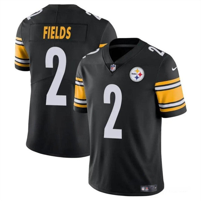 Justin Fields Pittsburgh Steelers black Vapor jersey