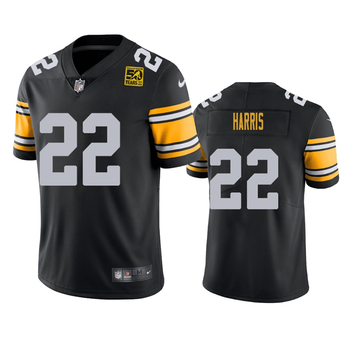 Najee Harris Pittsburgh Steelers black Vapor jersey