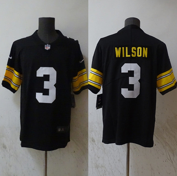 Russell Wilson Pittsburgh Steelers black Vapor jersey
