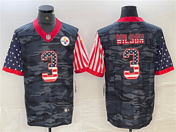 Russell Wilson Pittsburgh Steelers camo Limited jersey