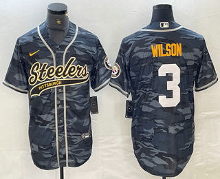 Russell Wilson Pittsburgh Steelers camo Camo jersey