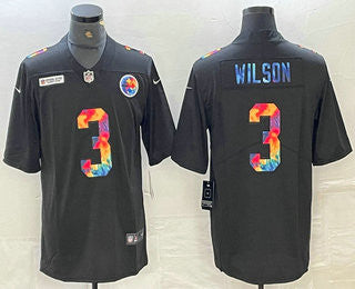 Russell Wilson Pittsburgh Steelers black Vapor jersey