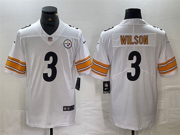 Russell Wilson Pittsburgh Steelers white Vapor jersey