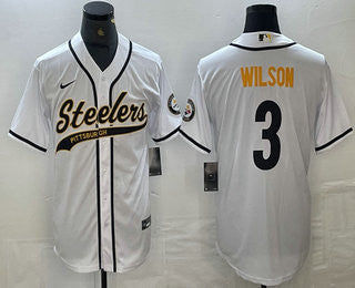 Russell Wilson Pittsburgh Steelers white jersey