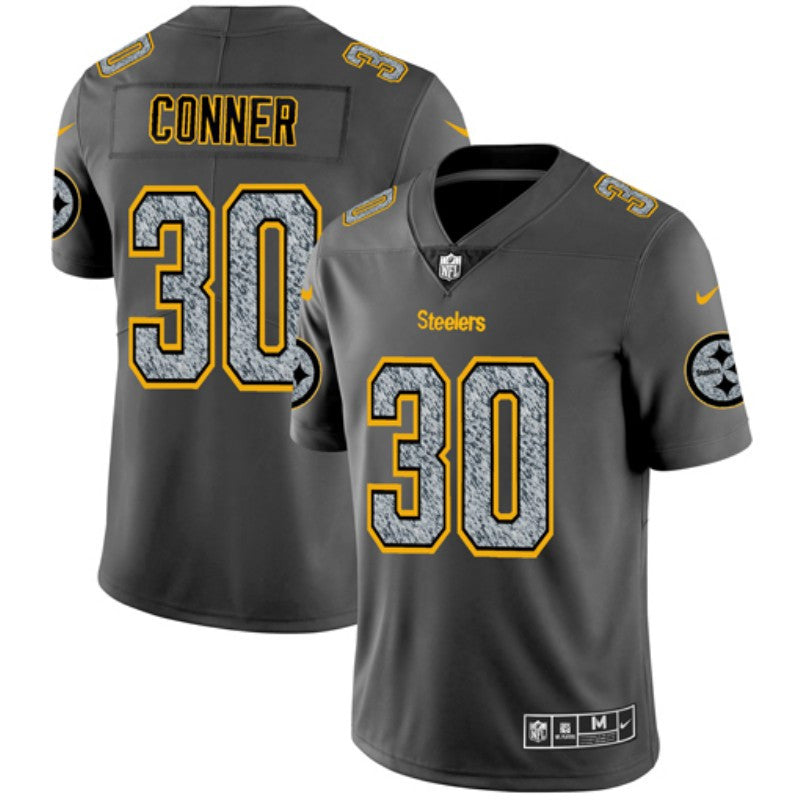 James Conner Pittsburgh Steelers gray Fashion Static jersey