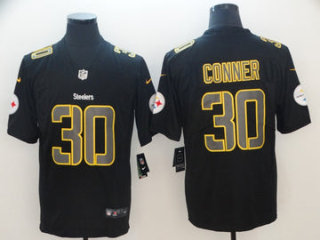 James Conner Pittsburgh Steelers black Limited jersey
