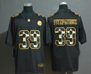 Minkah Fitzpatrick Jesus Faith Pittsburgh Steelers black Vapor jersey