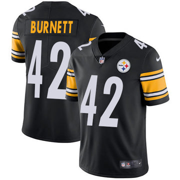 Morgan Burnett Pittsburgh Steelers black Vapor jersey