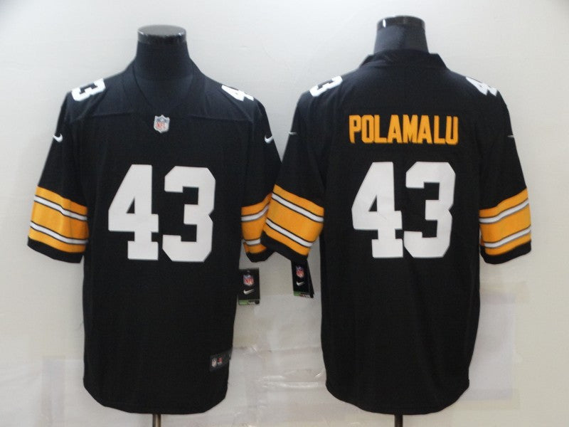 Troy Polamalu Pittsburgh Steelers black Vapor jersey