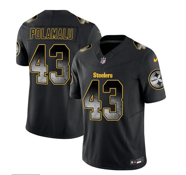 Troy Polamalu Pittsburgh Steelers black Untouchable jersey