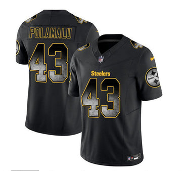 Troy Polamalu Pittsburgh Steelers black Untouchable jersey