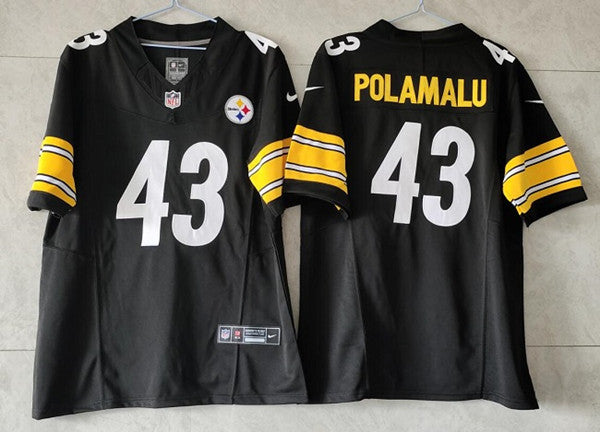 Troy Polamalu Pittsburgh Steelers black Untouchable jersey