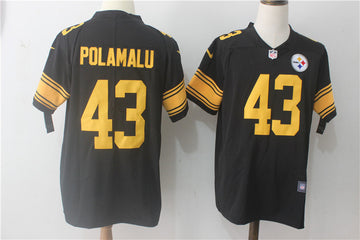 Troy Polamalu Pittsburgh Steelers black Limited jersey