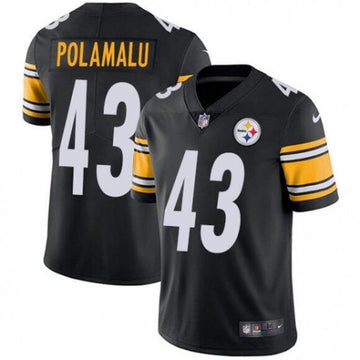 Troy Polamalu Pittsburgh Steelers black Vapor jersey