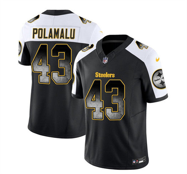 Troy Polamalu Pittsburgh Steelers black Untouchable jersey