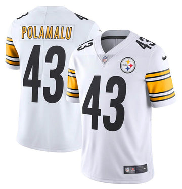 Troy Polamalu Pittsburgh Steelers white Vapor jersey