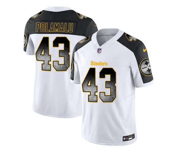 Troy Polamalu Pittsburgh Steelers white Untouchable jersey