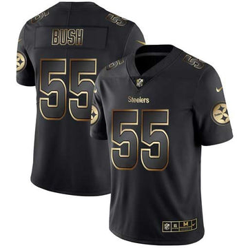 Devin Bush Pittsburgh Steelers black jersey
