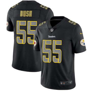 Devin Bush Pittsburgh Steelers black Limited jersey