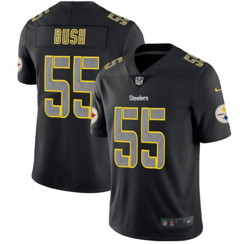 Devin Bush Pittsburgh Steelers black Limited jersey