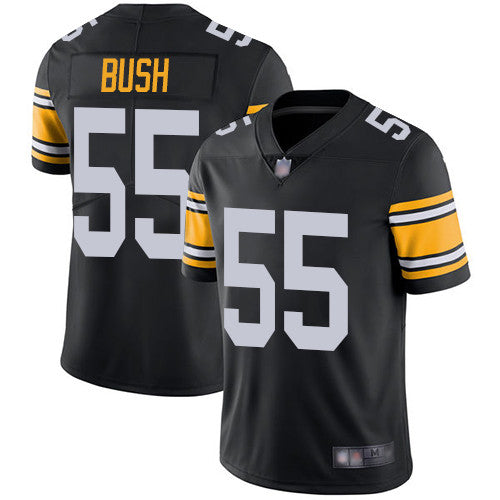 Devin Bush Pittsburgh Steelers black Vapor jersey