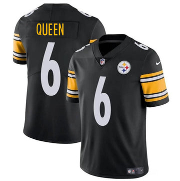 Patrick Queen Pittsburgh Steelers black Vapor jersey