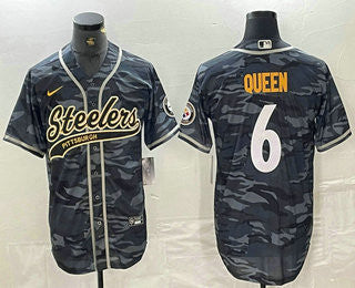 Patrick Queen Pittsburgh Steelers camo Camo jersey