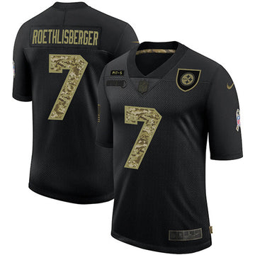 Ben Roethlisberger Pittsburgh Steelers black Salute To Service jersey