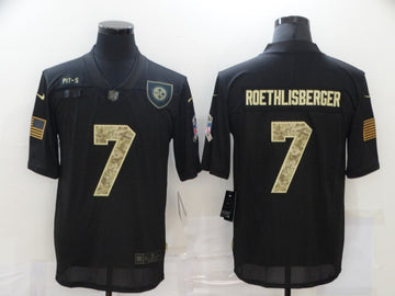Ben Roethlisberger Pittsburgh Steelers black Salute To Service jersey