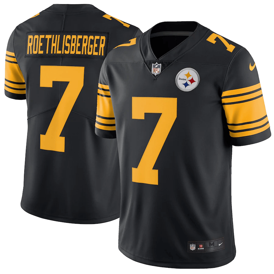Ben Roethlisberger Pittsburgh Steelers black Vapor jersey