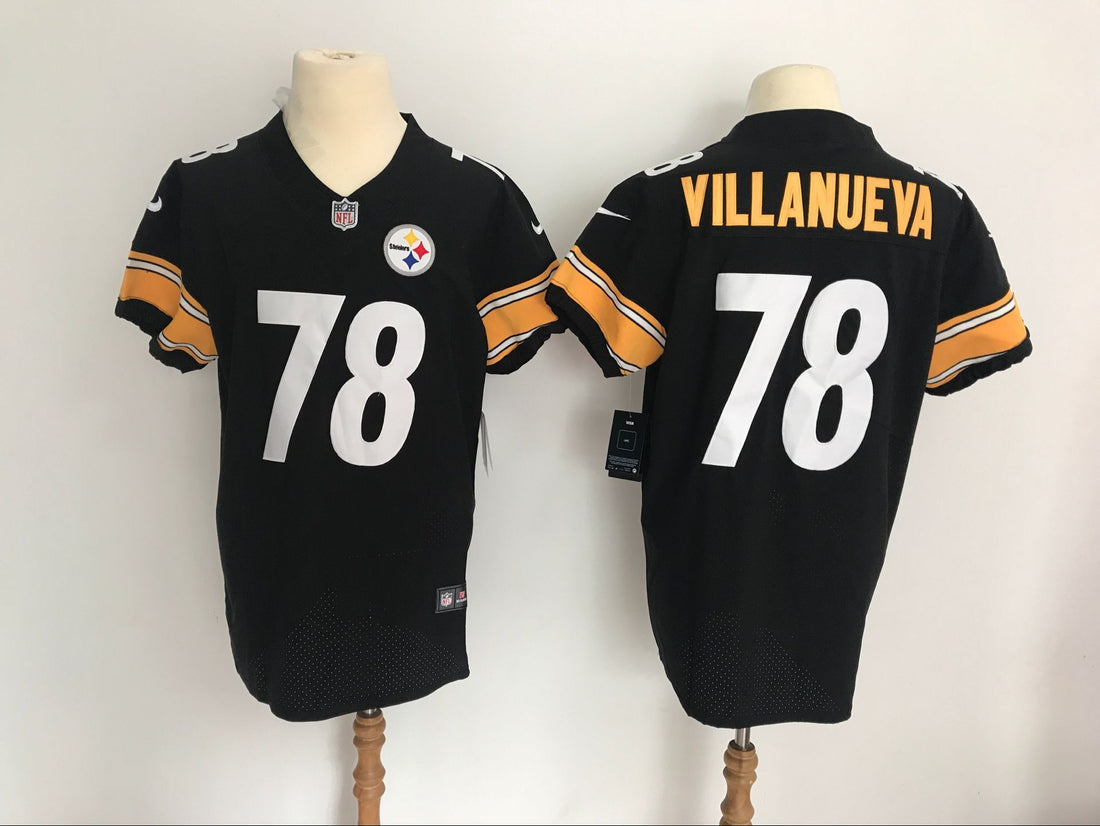 Alejandro Villanueva Pittsburgh Steelers black Vapor jersey