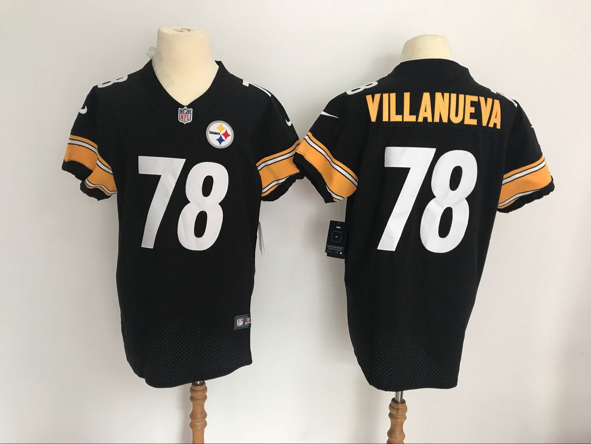 Alejandro Villanueva Pittsburgh Steelers black Vapor jersey