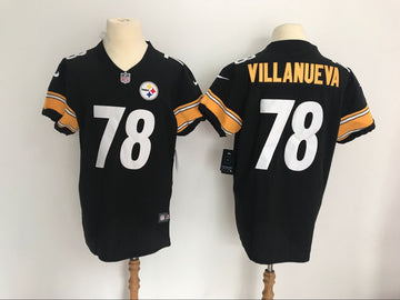 Alejandro Villanueva Pittsburgh Steelers black Vapor jersey