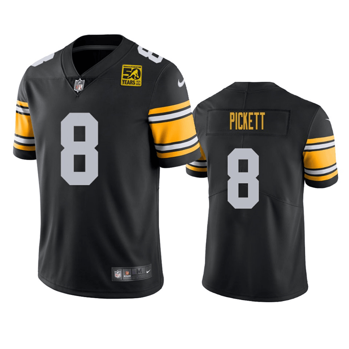 Kenny Pickett Pittsburgh Steelers black Vapor jersey