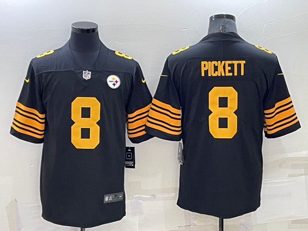 Kenny Pickett Pittsburgh Steelers black Color Rush jersey