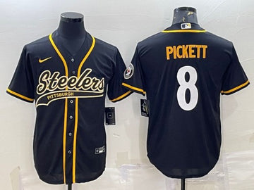 Kenny Pickett Pittsburgh Steelers black jersey
