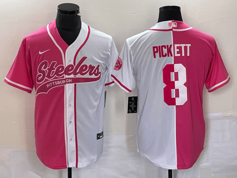 Kenny Pickett Pittsburgh Steelers pink jersey