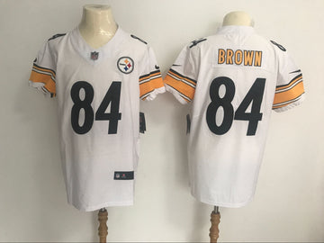Antonio Brown Pittsburgh Steelers white Vapor jersey