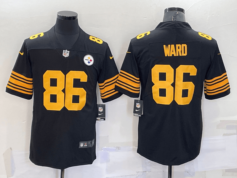 Hines Ward Pittsburgh Steelers black Color Rush jersey