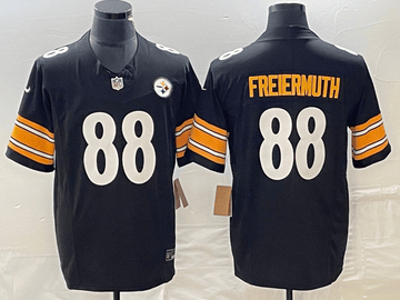Pat Freiermuth Pittsburgh Steelers black FUSE jersey