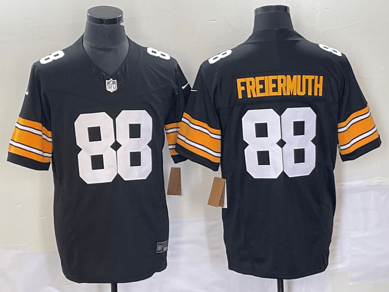 Pat Freiermuth Pittsburgh Steelers black FUSE jersey