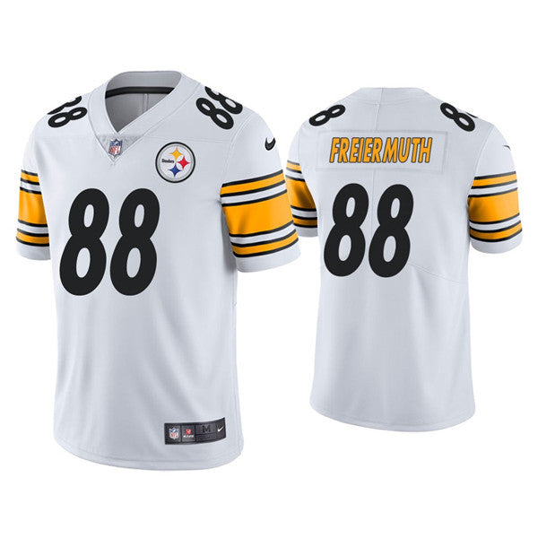 Pat Freiermuth Pittsburgh Steelers white Vapor jersey