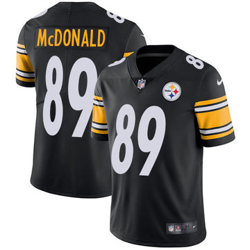 Vance McDonald Pittsburgh Steelers black Vapor jersey