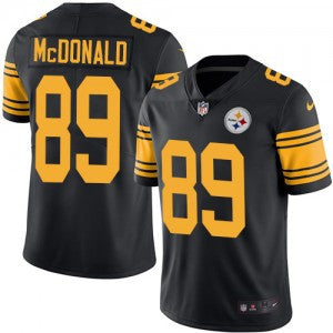 Vance McDonald Pittsburgh Steelers black Vapor jersey
