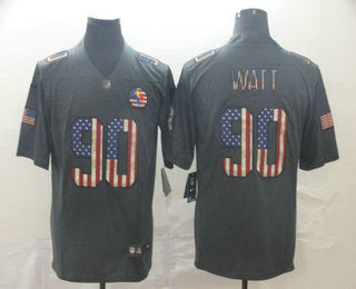 T. J. Watt Pittsburgh Steelers black Salute To Service jersey