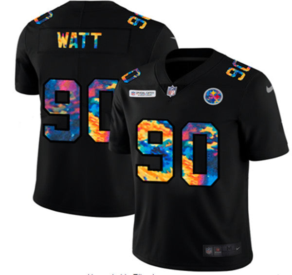 T. J. Watt Pittsburgh Steelers black Limited jersey