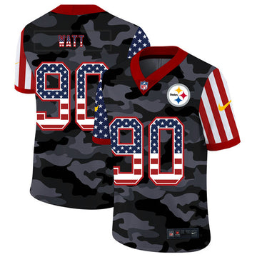 T. J. Watt Pittsburgh Steelers camo Limited jersey