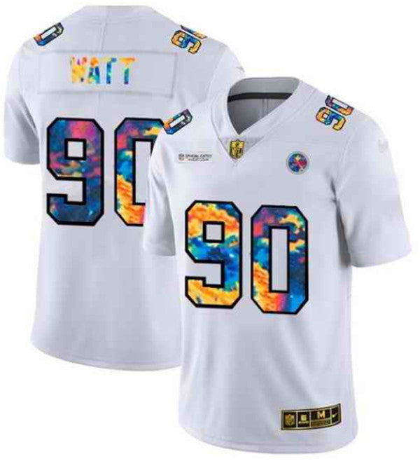T. J. Watt Pittsburgh Steelers white Limited jersey